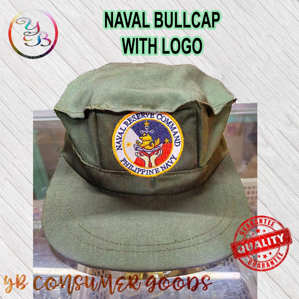 Naval Bullcap / Navy Bullcap with Logo Unisex Student uniform ...