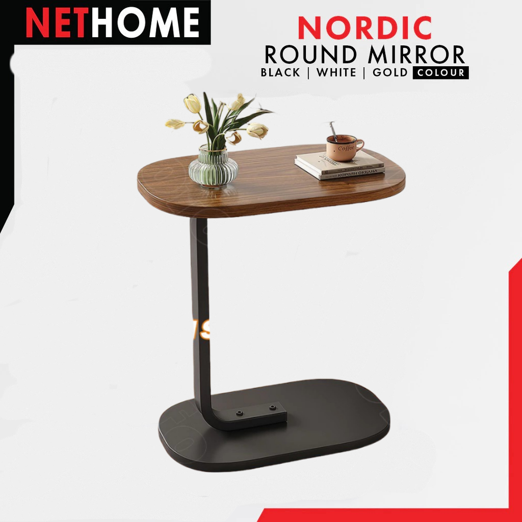 Nordic Side Table with Storage Multi-Functional Coffee/Bedside Table ...