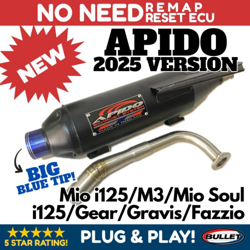 🇮🇹APIDO V5 BLUE TIP/BIG TIP - MIO i 125/M3/SOUL i 125/GRAVIS/GEAR ...