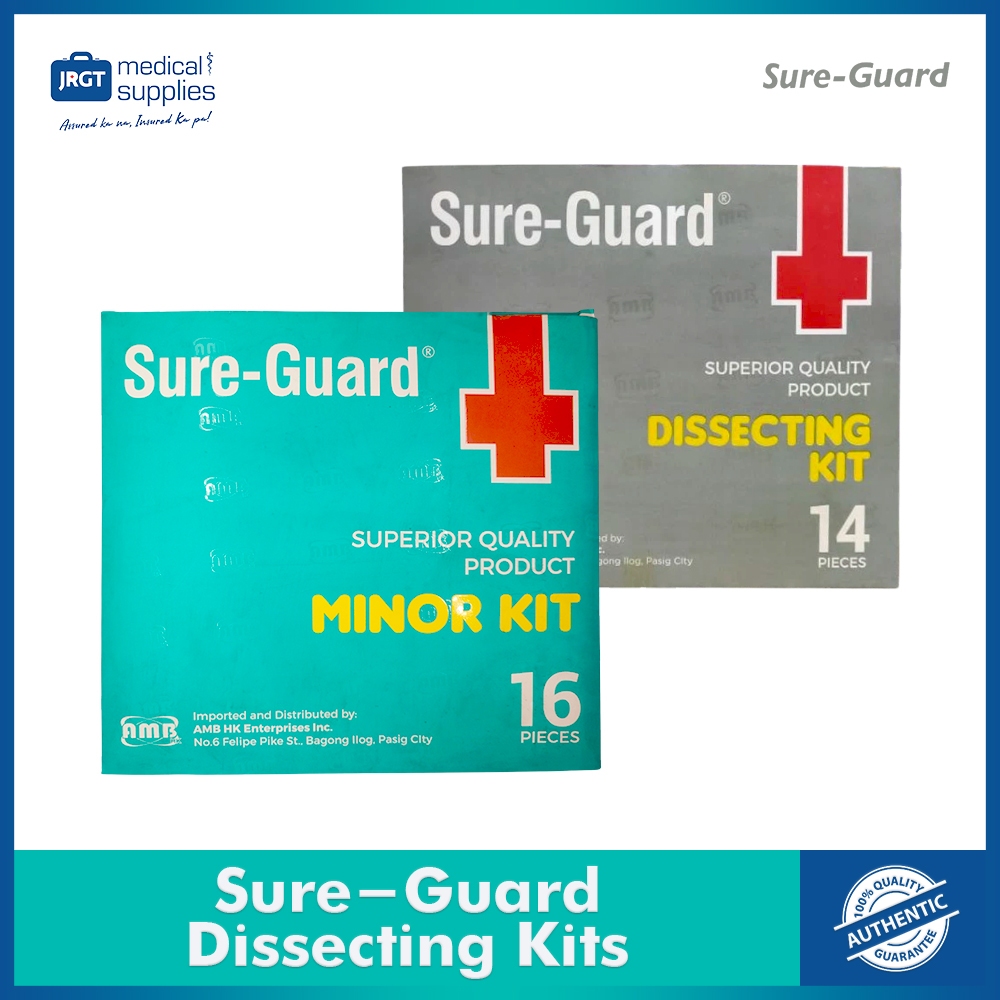 Sure-Guard Dissecting Kits (Dissecting - 14pcs / Minor - 16pcs ...