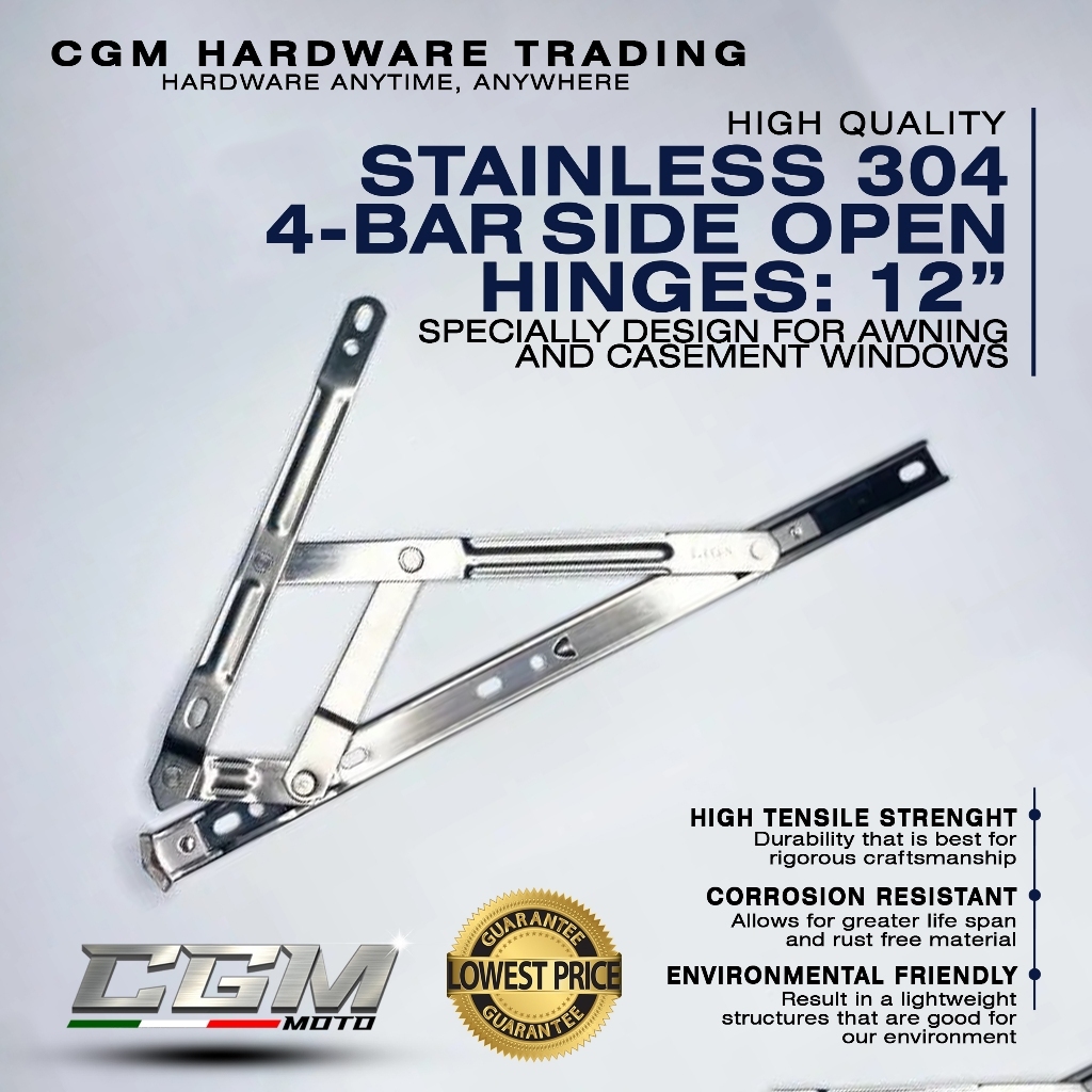 4BAR SUS304 BAR HINGE FOR AWNING AND CASEMENT WINDOWS/ LOWEST ...