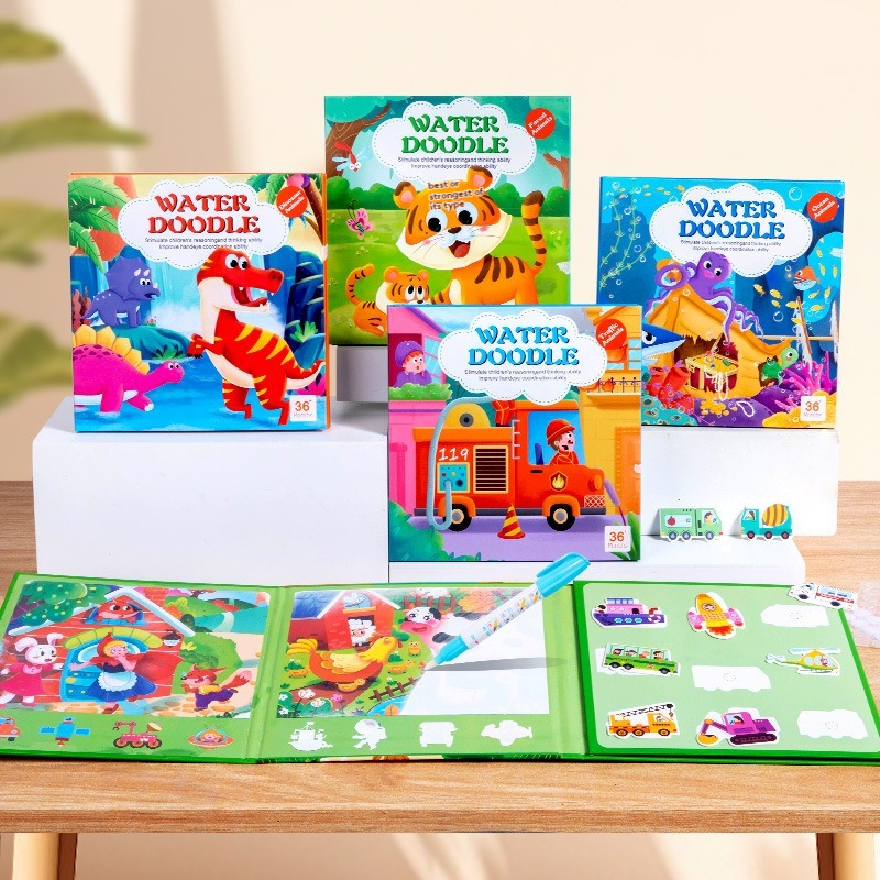 start Coloring Educational Water Reusable Magic Magic Book for Drawing ...