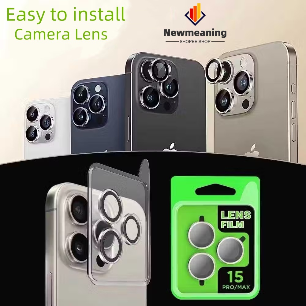 IPH Metal Positinoing Camera Lens protector for IP11 12 13 14 PLUS ...