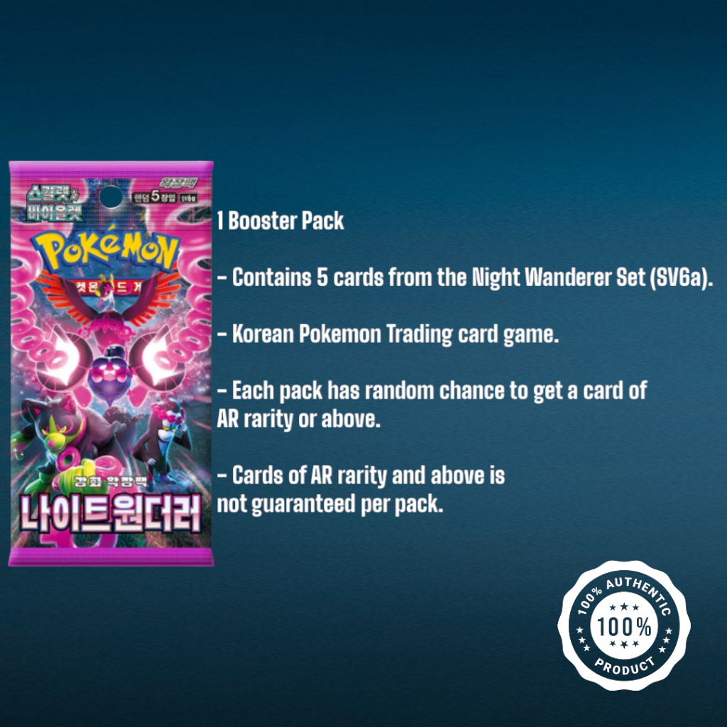 Pokémon Night Wanderer sv6A Booster Box Display (30 Booster Packs