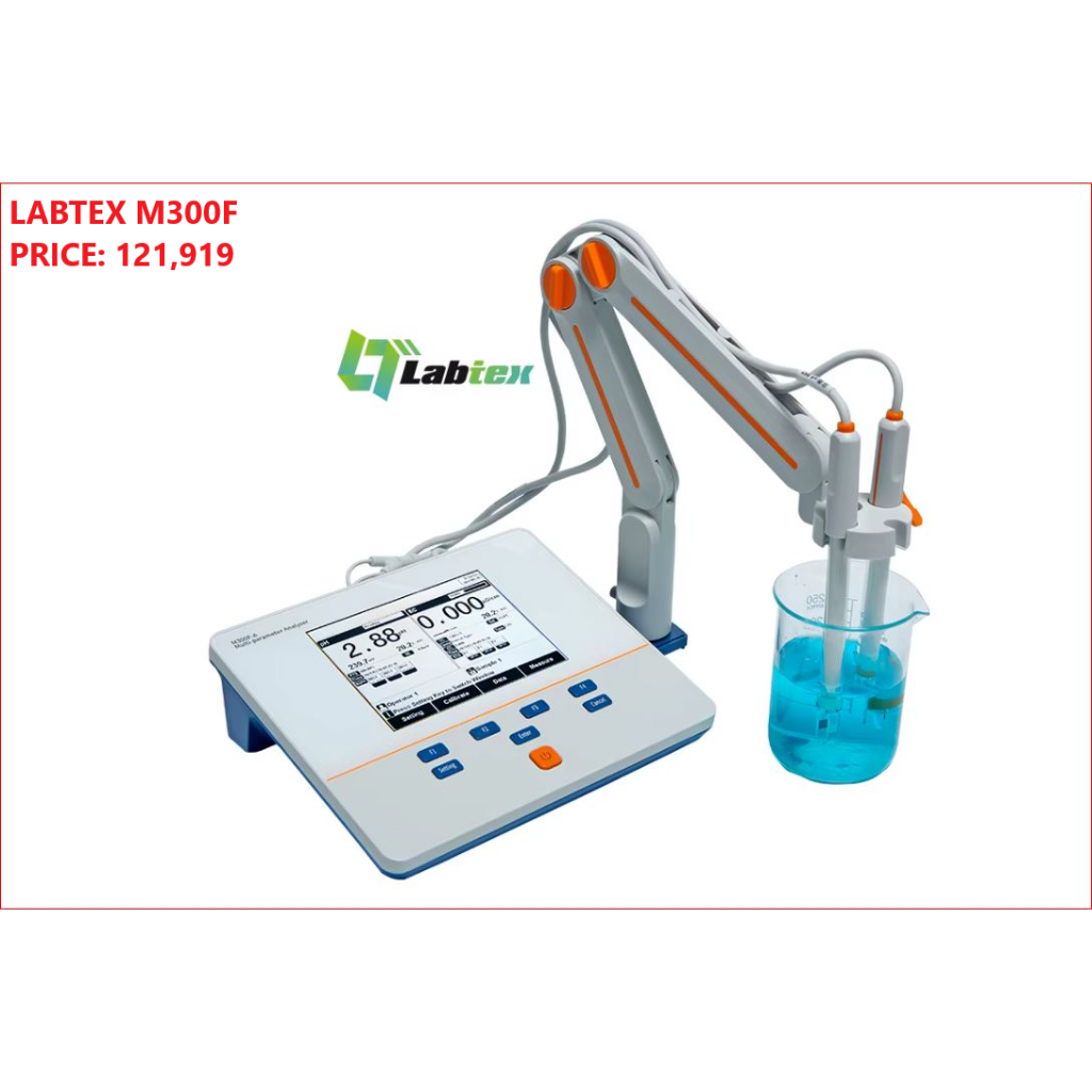 LABTEX M300F BENCHTOP MULTI PARAMATER WATER ANALYZER pH/EC/ISE/DO/Temp ...