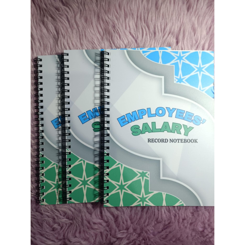 EMPLOYEES SALARY NOTEBOOK A5 SIZE | Shopee Philippines