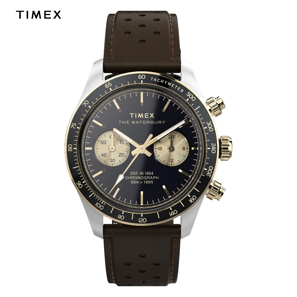 TIMEX Analoog horloge ' Timex x Pan Am® Waterbury Ace Chronograph ' in