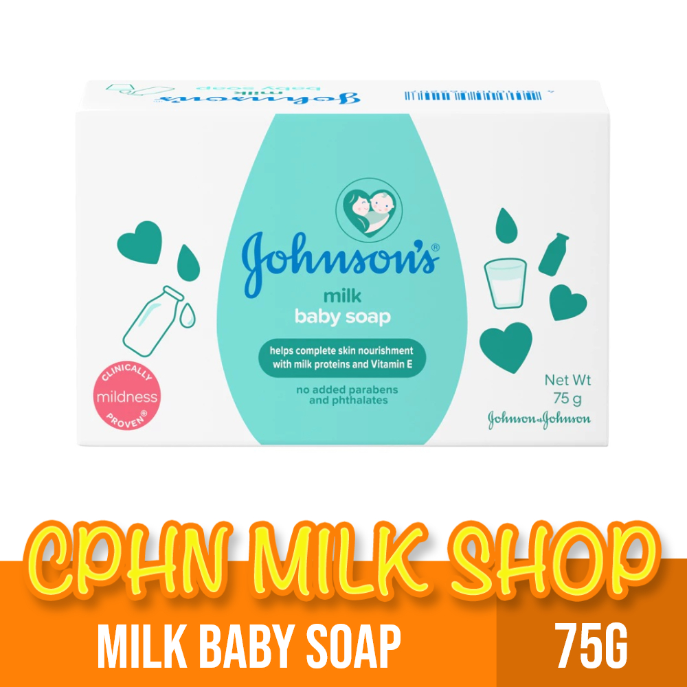 Johnson's Baby Milk Soap 75g Shopee Philippines