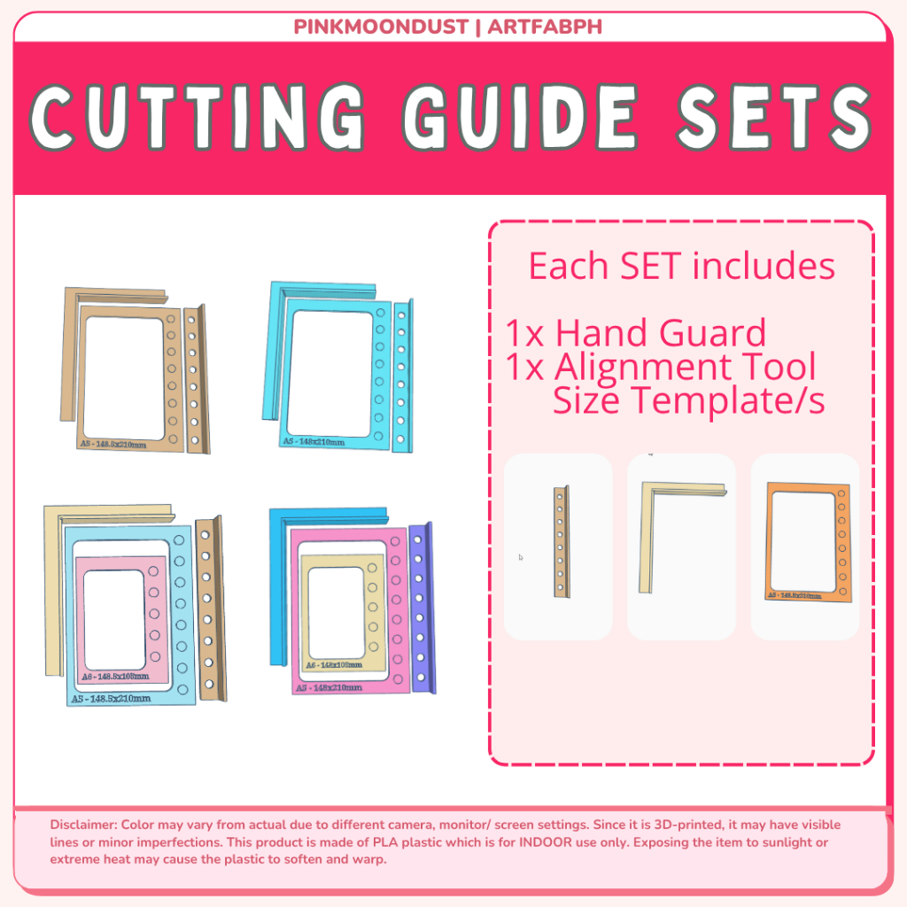 Paper Cutting Trimming Guide for Journals & Crafts | With Hand Guard ...