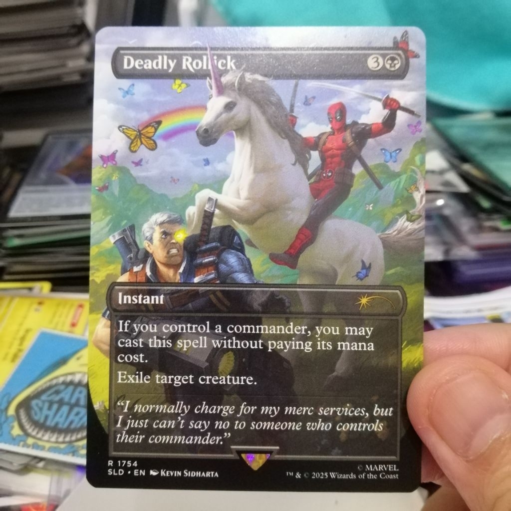 non FOIL deadly Rollick SLD deadpool MTG card magic the gathering ...