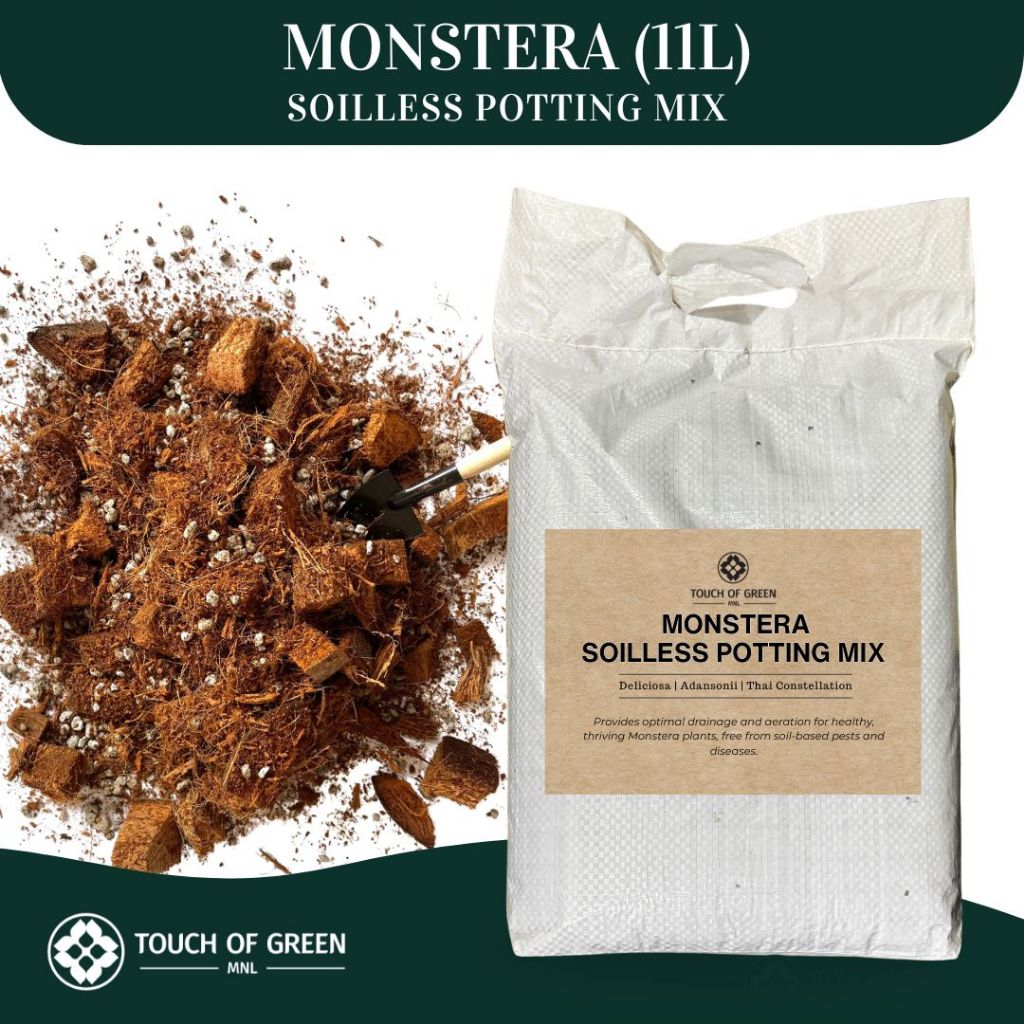 Premium Monstera Soilless Potting Mix (4L, 7L, 11L) | Shopee Philippines