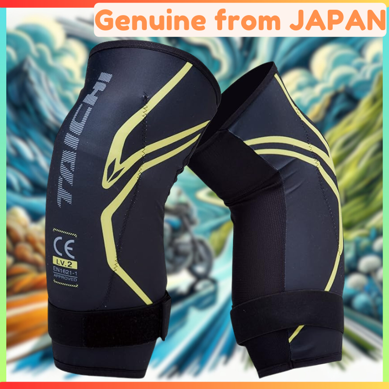 RS TAICHI Stealth CE (Level 2) Knee Guards Pair Black/Yellow L [TRV080 ...