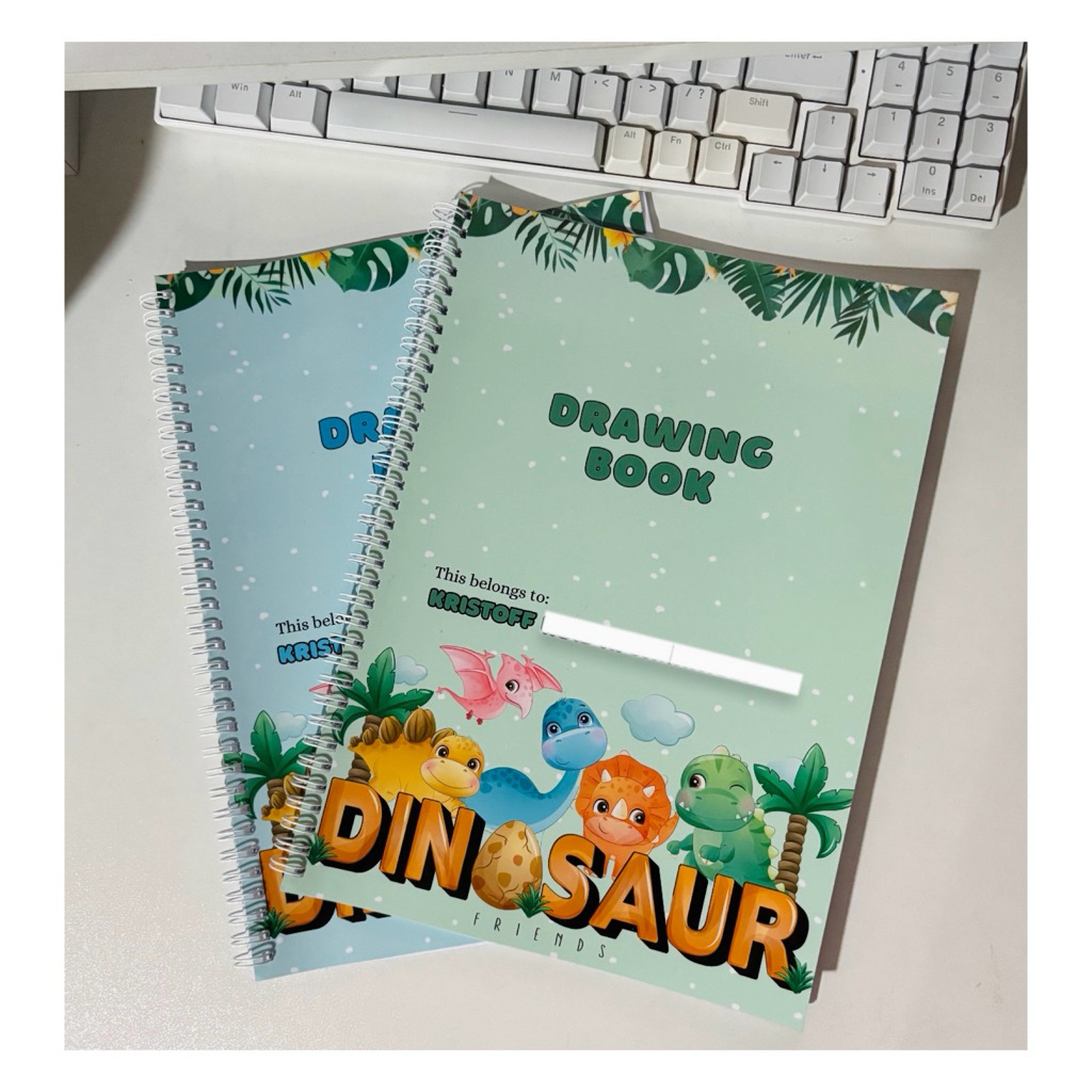 PERSONALIZED DRAWING BOOK & BIG NOTEBOOK | Shopee Philippines