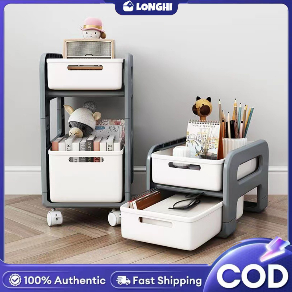 Layered rack organizer Book shelf Study & Office Drawer Unit Storage ...