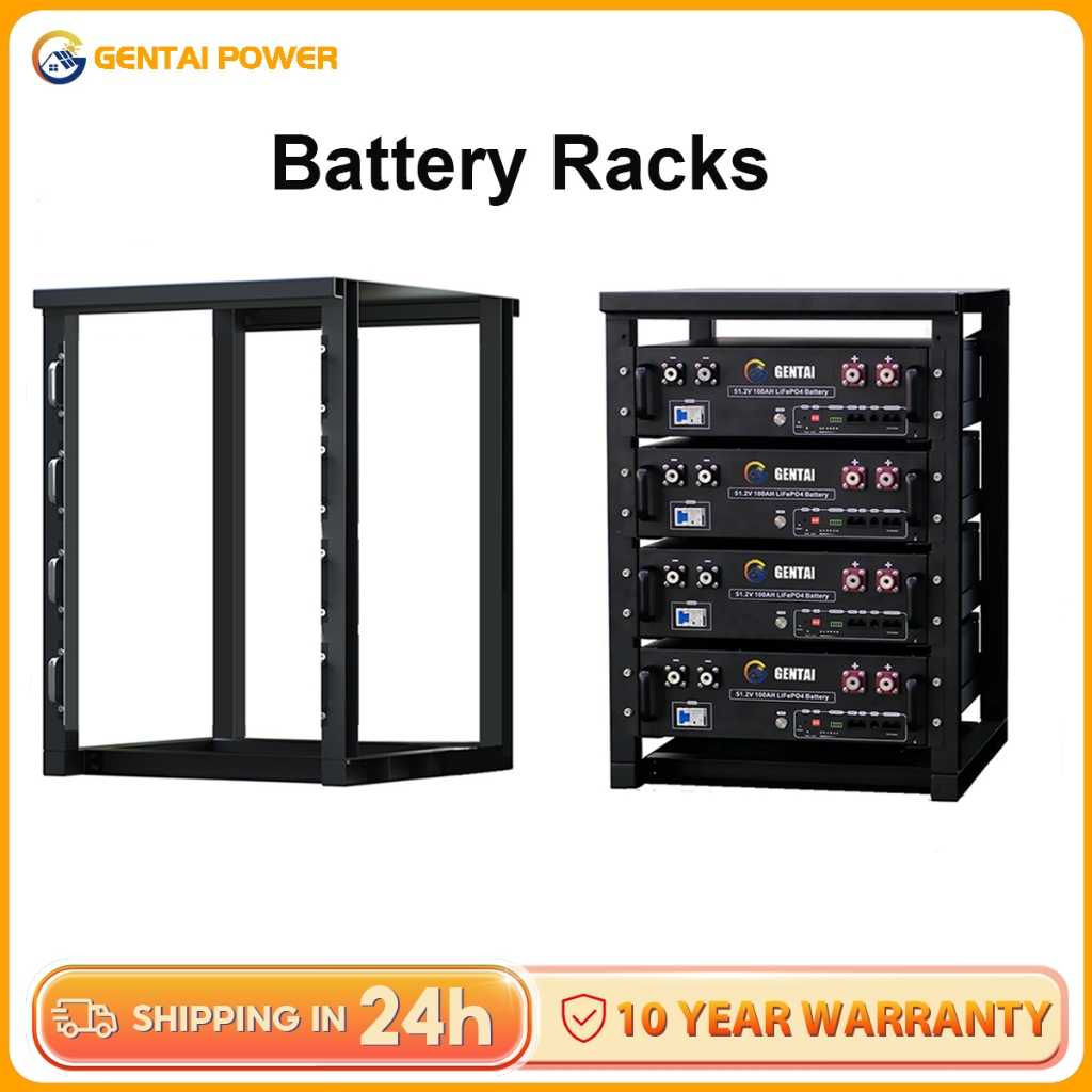 GENTAI 3U 4-Layer Server Rack Compatible with V1/V2 Rack Batteries ...