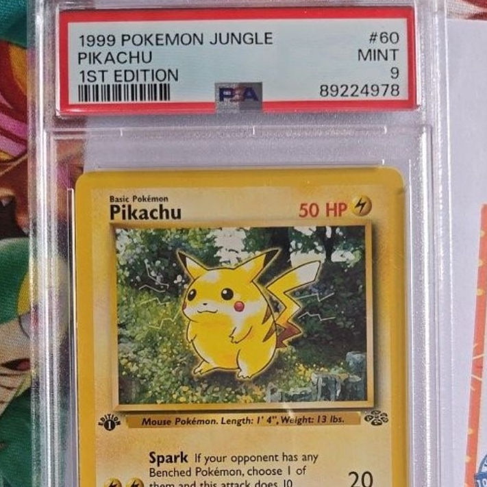PSA 9 - Pikachu 60/64 1st Edition Jungle Red Cheeks - 1999 Pokemon Vintage  Card - 4978 | Shopee Philippines