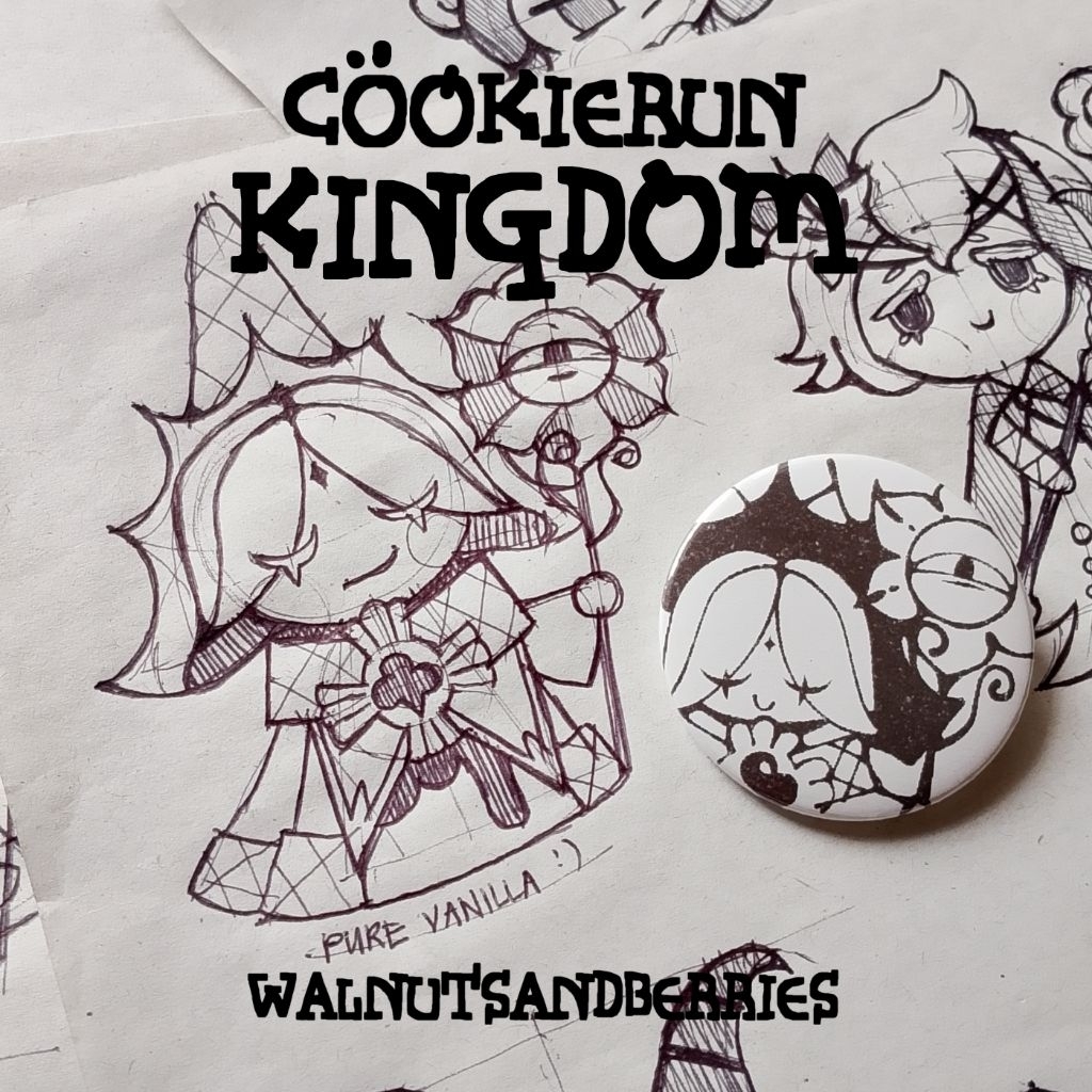 walnutsandberries | COOKIE RUN KINGDOM | PURE VANILLA minimalist button ...