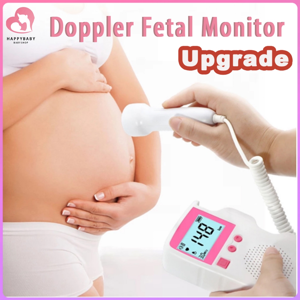 【Upgrade】HAPPYBB Doppler Fetal Heart Rate Monitor Home Use Lcd Baby ...