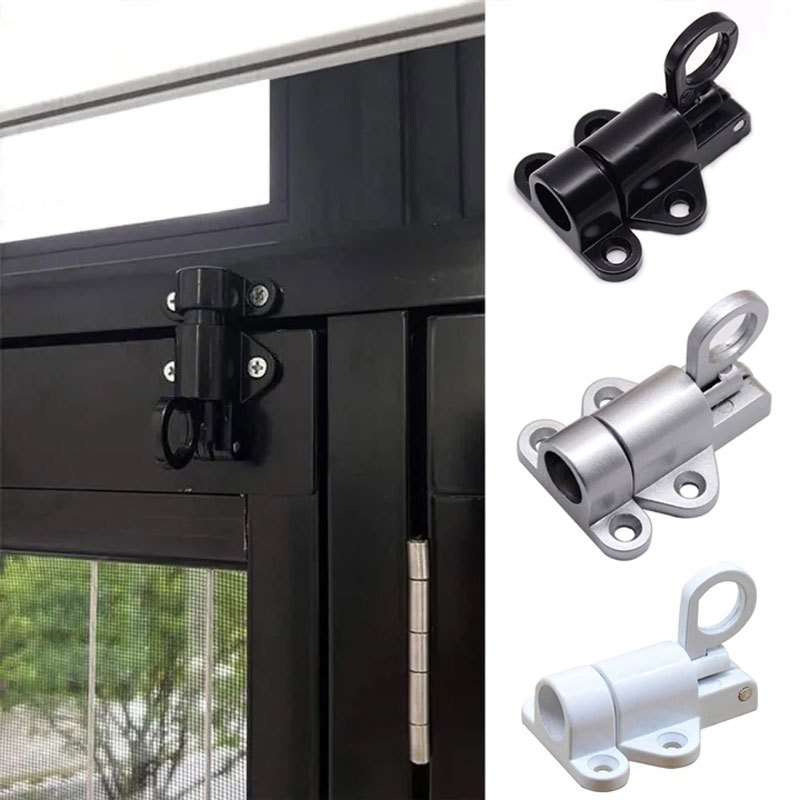 Cast Aluminum Alloy Security Automatic Window Latch Gate Lock Spring ...