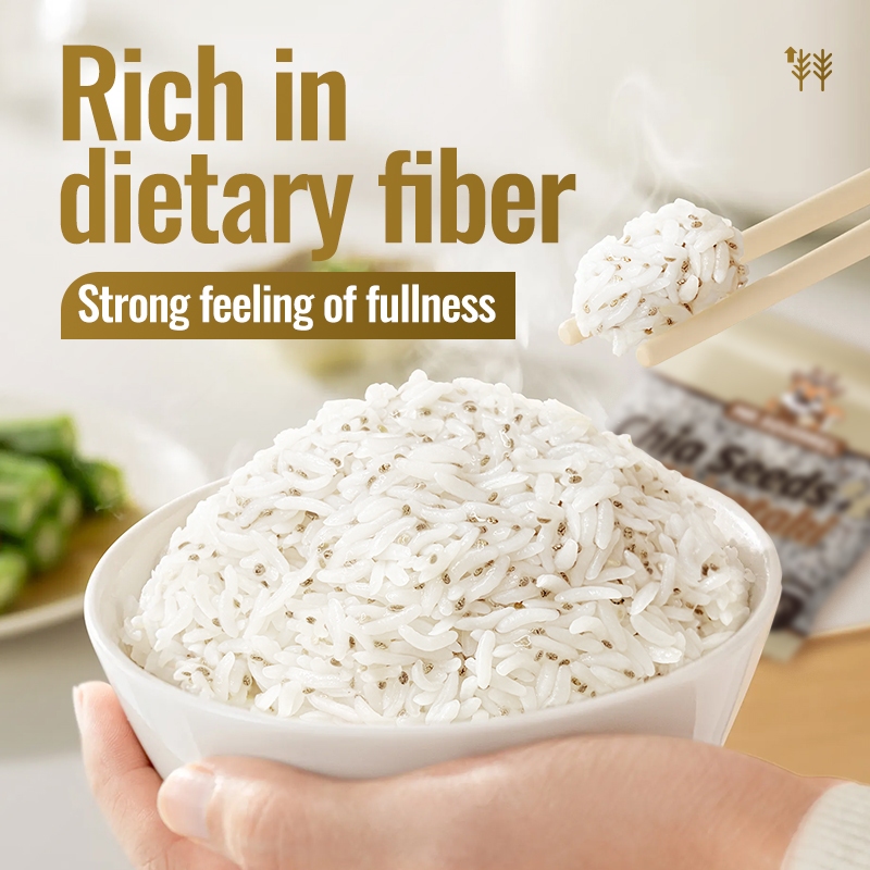 Mr Squirrel Chia Seeds Dried Shirataki Rice Konjac Rice Skinny Rice ...