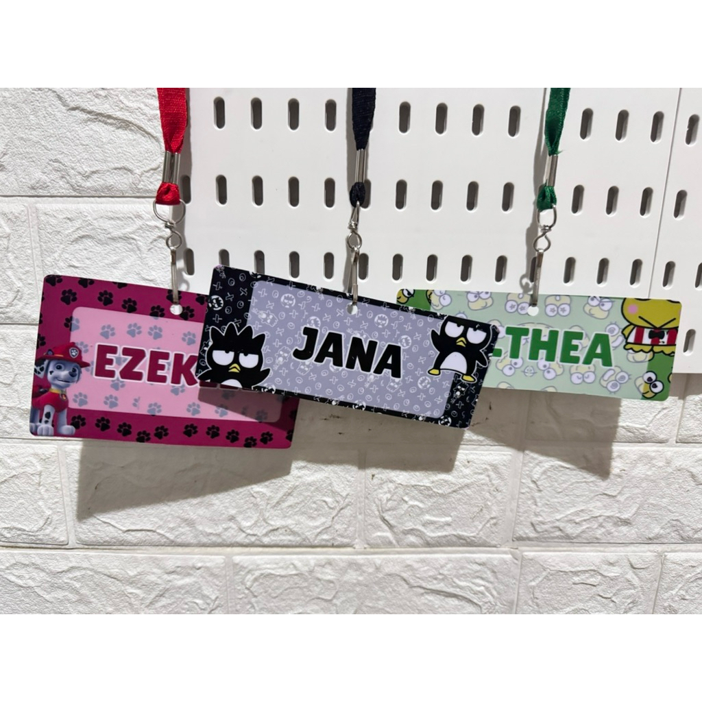 PVC Nametag (Glossy, Rounded Ends) – Custom Design | Clean or Cartoon ...