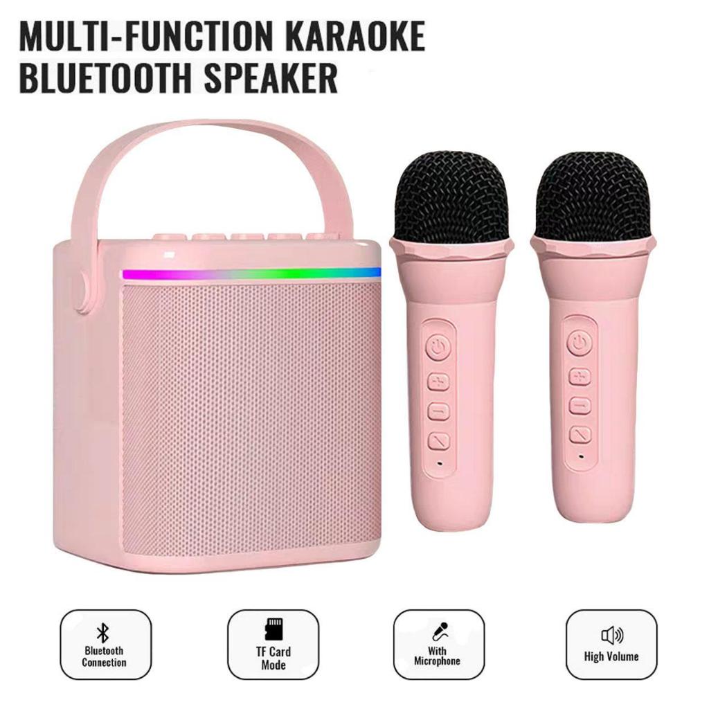 Portable Professional Karaoke Wireless Bluetooth Speaker RGB Light With ...