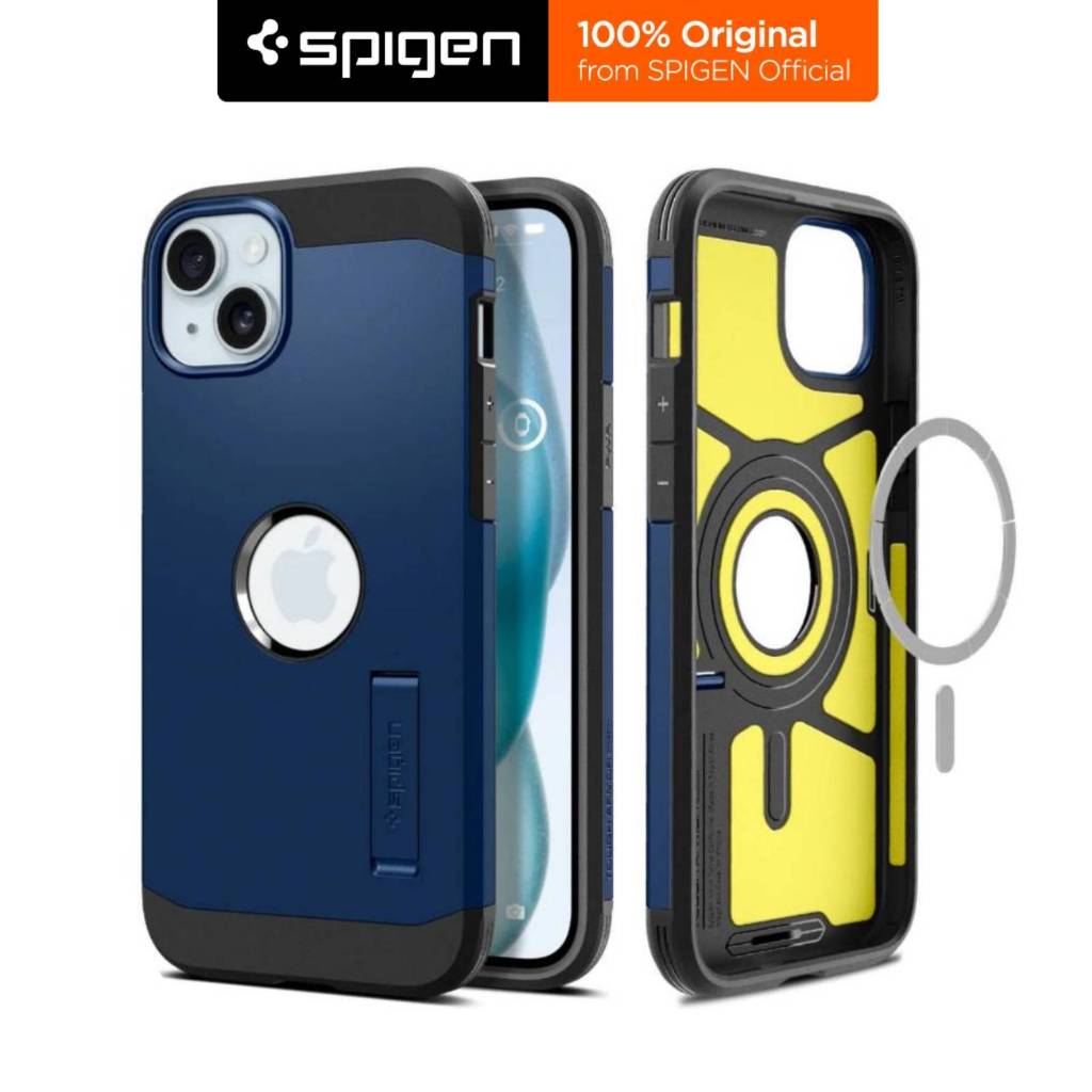 Spigen iPhone 16 Plus/ 15 Plus Case Tough Armor (AI) MagFit