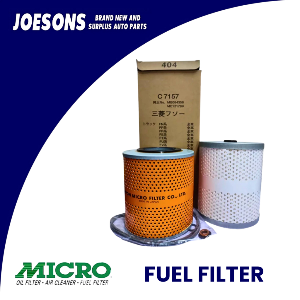 C-7157 OIL FILTER 8DC8/9/10/11,6D20/22/40,8M20/22,10DC11 MICRO | Shopee ...