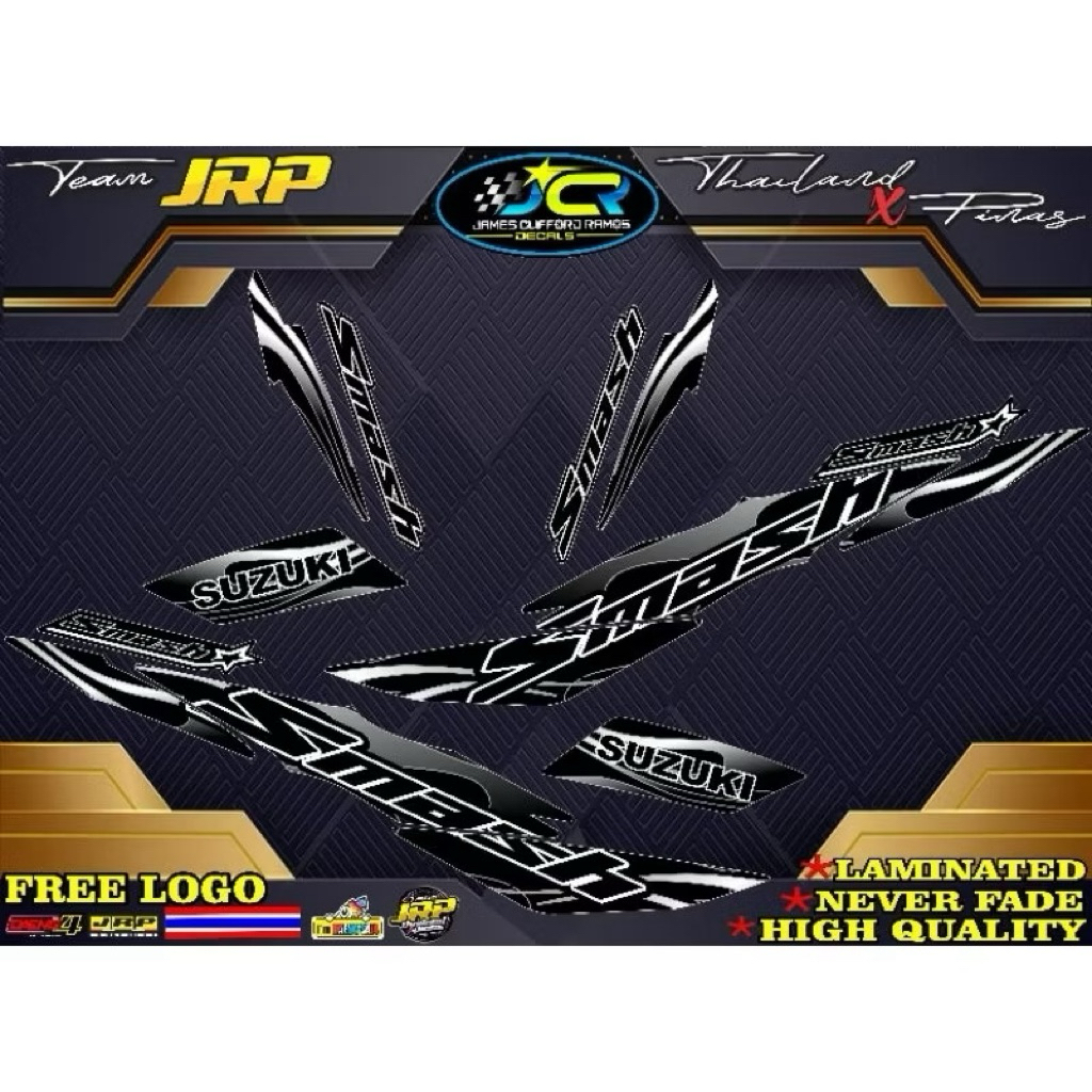 Suzuki Smash 110/115 Decals Sticker Stock (Fire Design) | Shopee ...