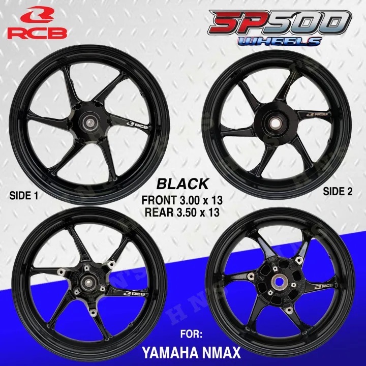 RACING BOY RCB SP500 Mags ( GLOSS BLACK ) for Yamaha NMAX V2 | Shopee ...