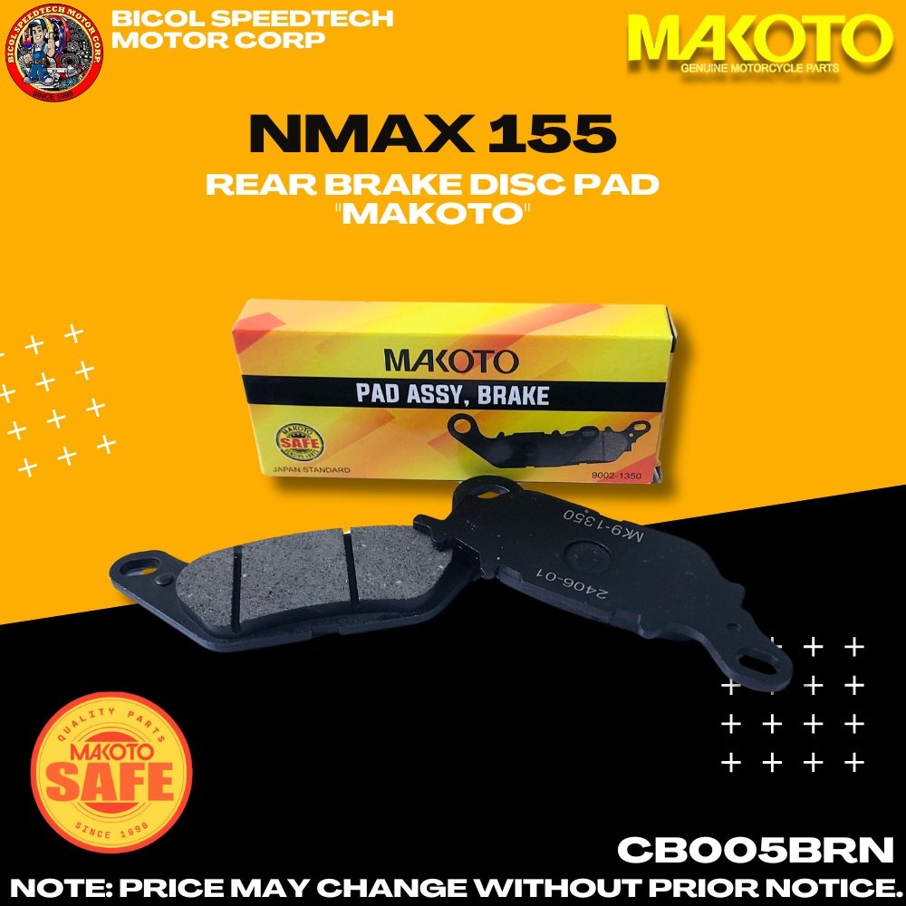 NMAX 155 REAR BRAKE DISC PAD 