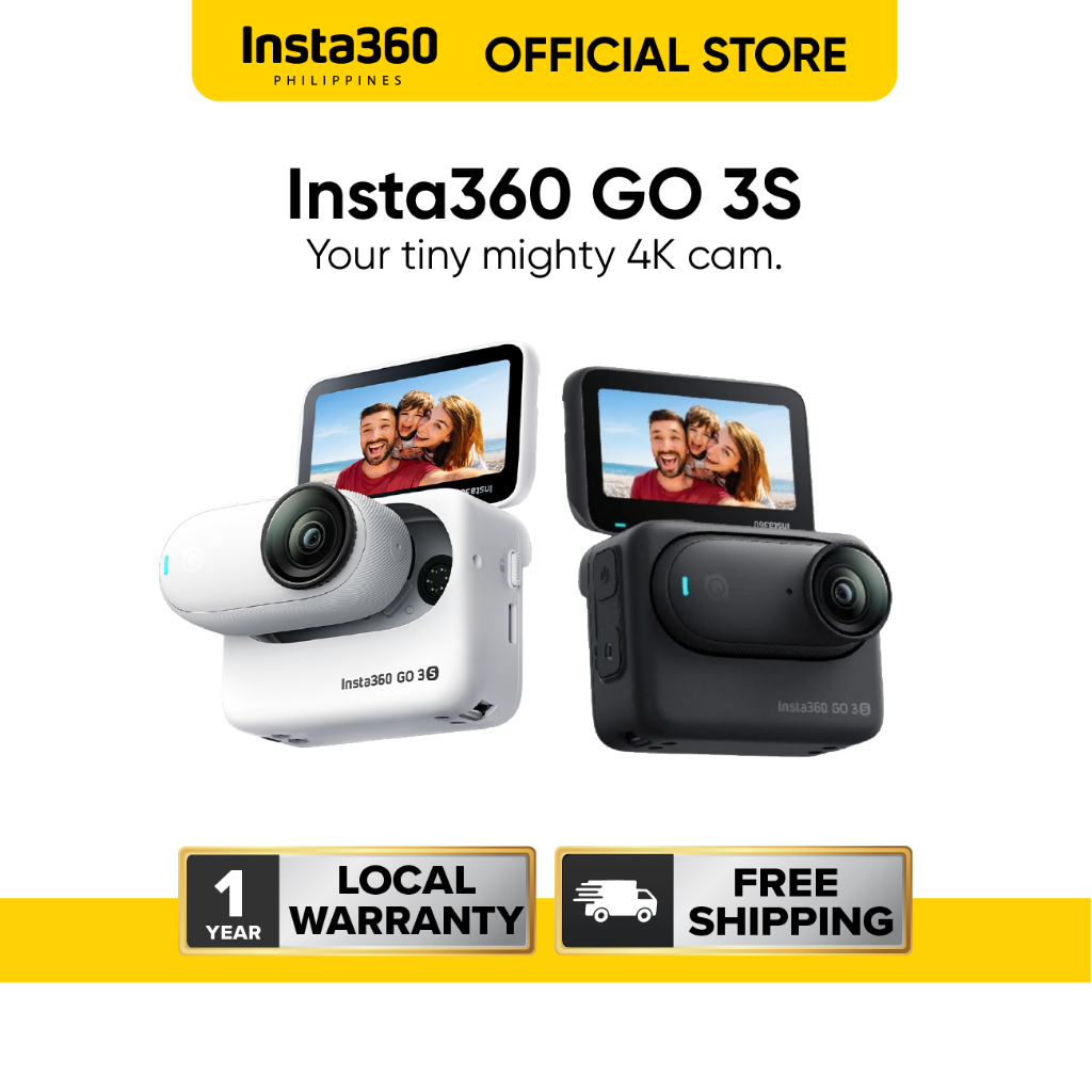Insta360 GO 3S - Caméra POV 4K Ultra-légère (39g) - Écran 2,2" - Stabilisation - Étanche 10m - Parfaite Pour Vlog, Sport, Voyage - 7
