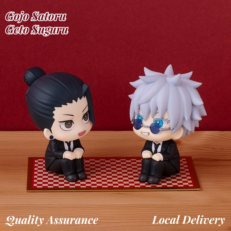 Figurine Gojo Satoru Et Geto Suguru – 17/20 Cm – JJK Anime PVC – Statue Déco Bureau – Cadeau Fan