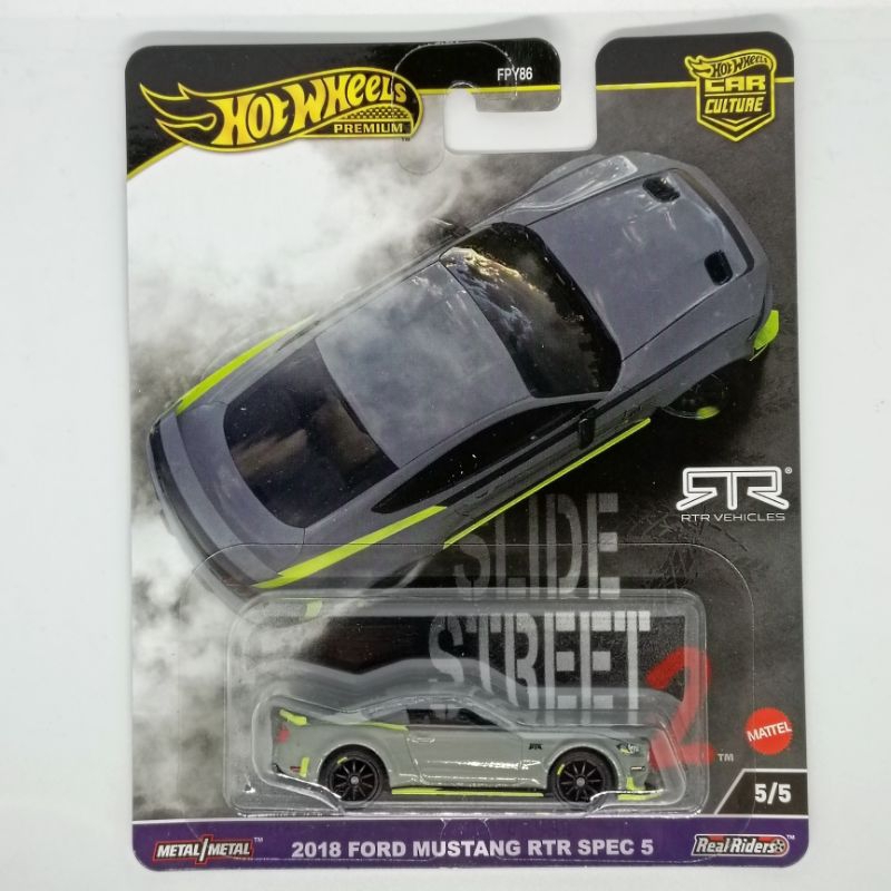 Hot Wheels Original 2018 Ford Mustang RTR Spec 5 Premium Car Culture ...