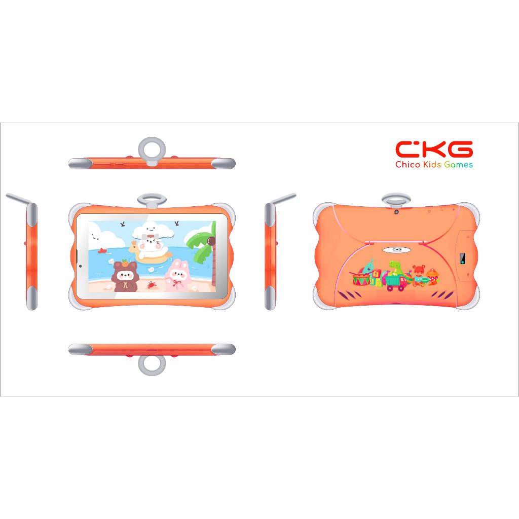 Chico Kids Games tablet C7 7 inch 6GB+256GB Android tablet wifi Dual ...