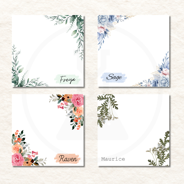 Customized/Personalized Notepads, Memo Pads with Names Custom Designs