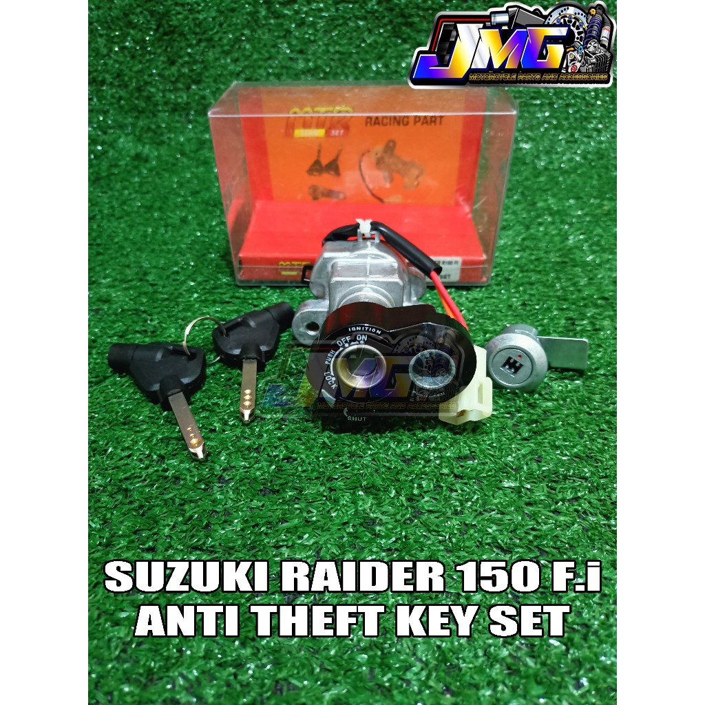 SUZUKI RIADER 150 F.I / RAIDER 150 CARB ANTI THEFT KEY SET | Shopee ...