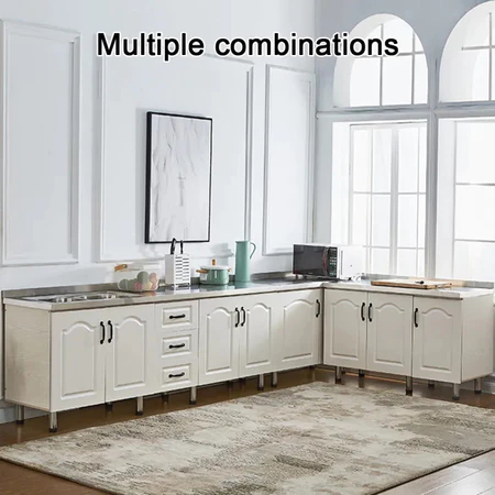 Kitchen Cabinet With Stain Steel Counter Top Kitchen Sink Door steel ...