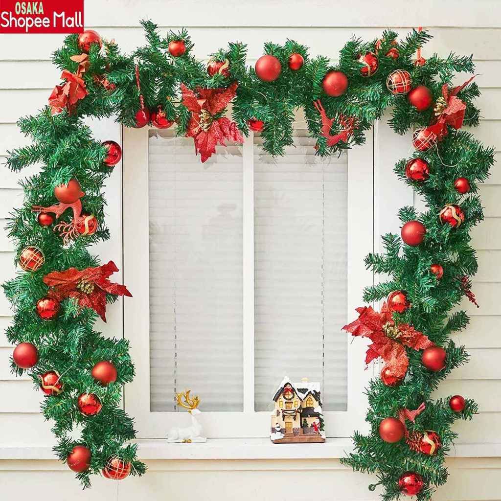 Japan Osaka Christmas Tree Garland Traditiona Two Toned Color High ...