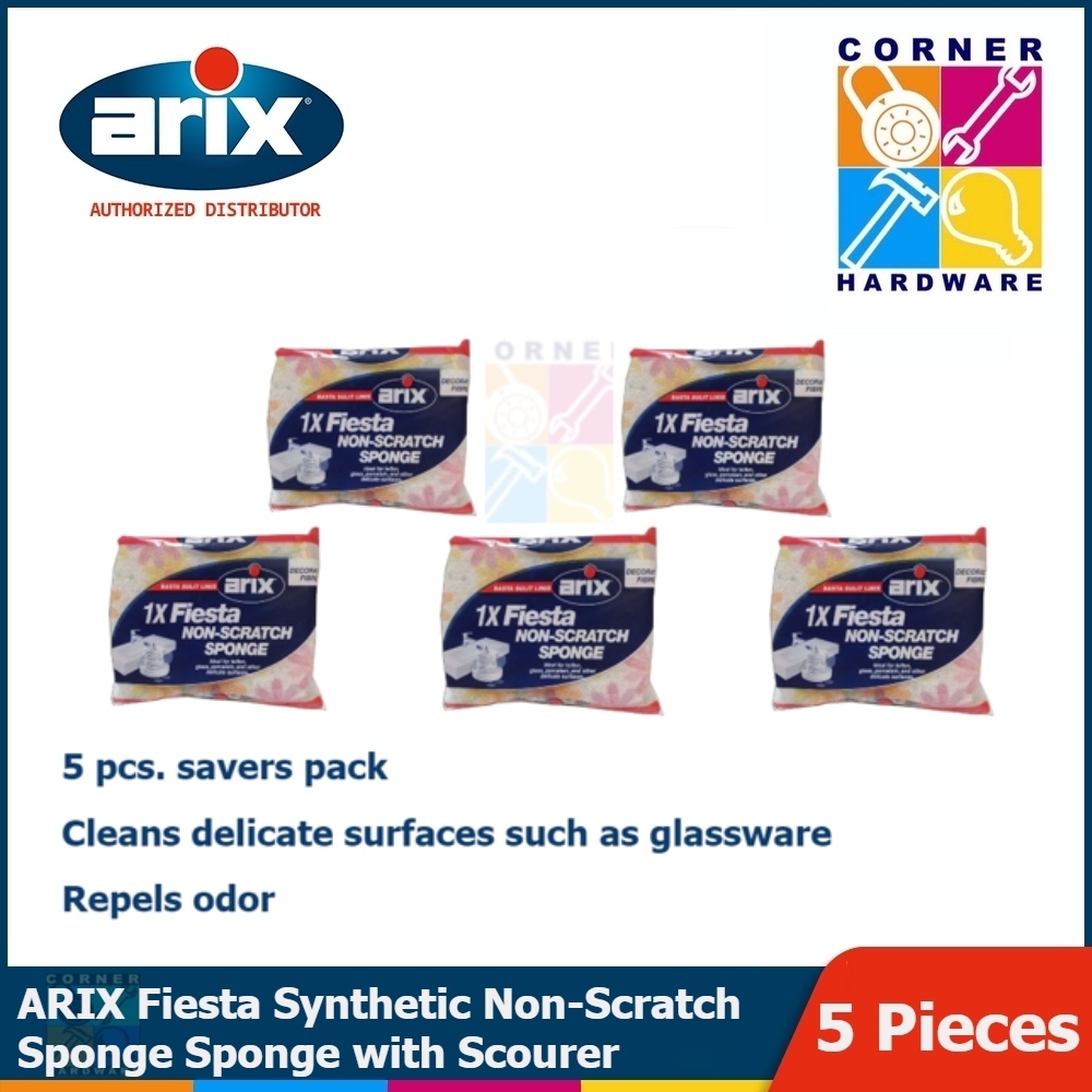 ARIX Fiesta Synthetic Non-Scratch Sponge | Shopee Philippines
