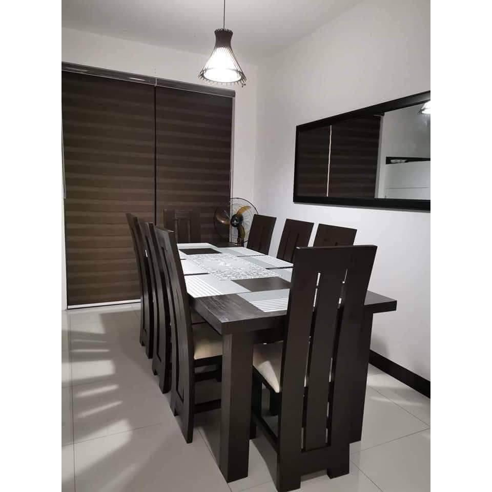 Brand new 8 seater dining table and chairs set | Shopee Philippines