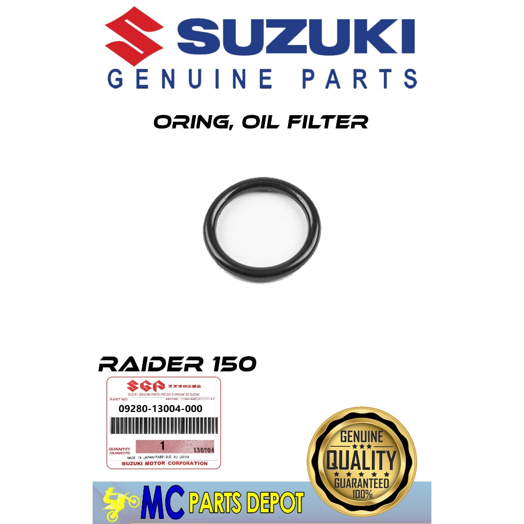 ORING, OIL FILTER R150 (09280-13004-000) | Shopee Philippines