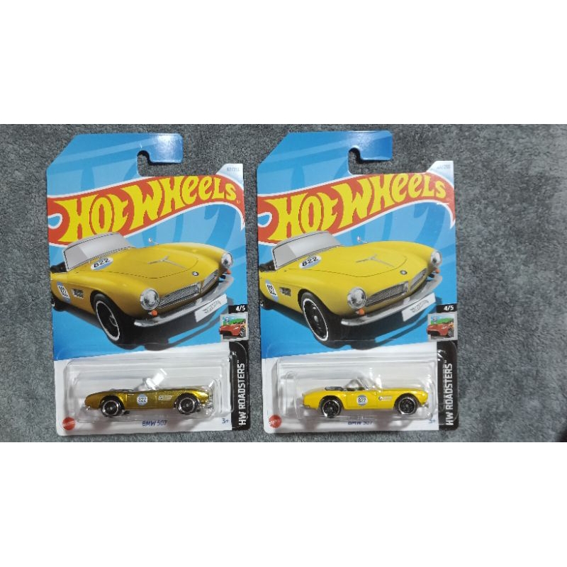 Hot Wheels 1/64 BMW 507 #2/5 Mainline 2023 - Modèle Miniature Blanc, Neuf, Collection