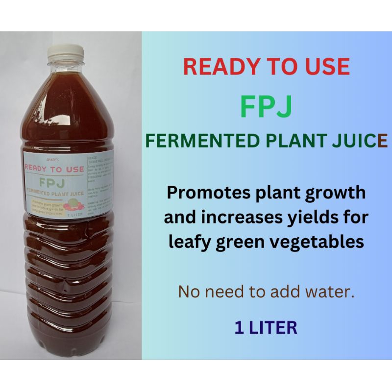 FPJ Fermented Plant Juice with molasses 1Liter | Shopee Philippines