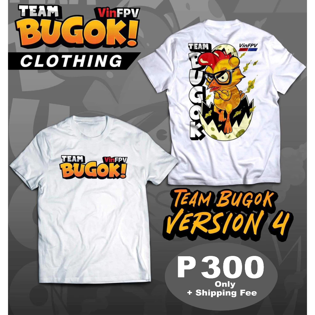 Team BUGOK v4 Inspired T Shirt HIGH QUALITY 100% COTTON UNISEX | Shopee ...