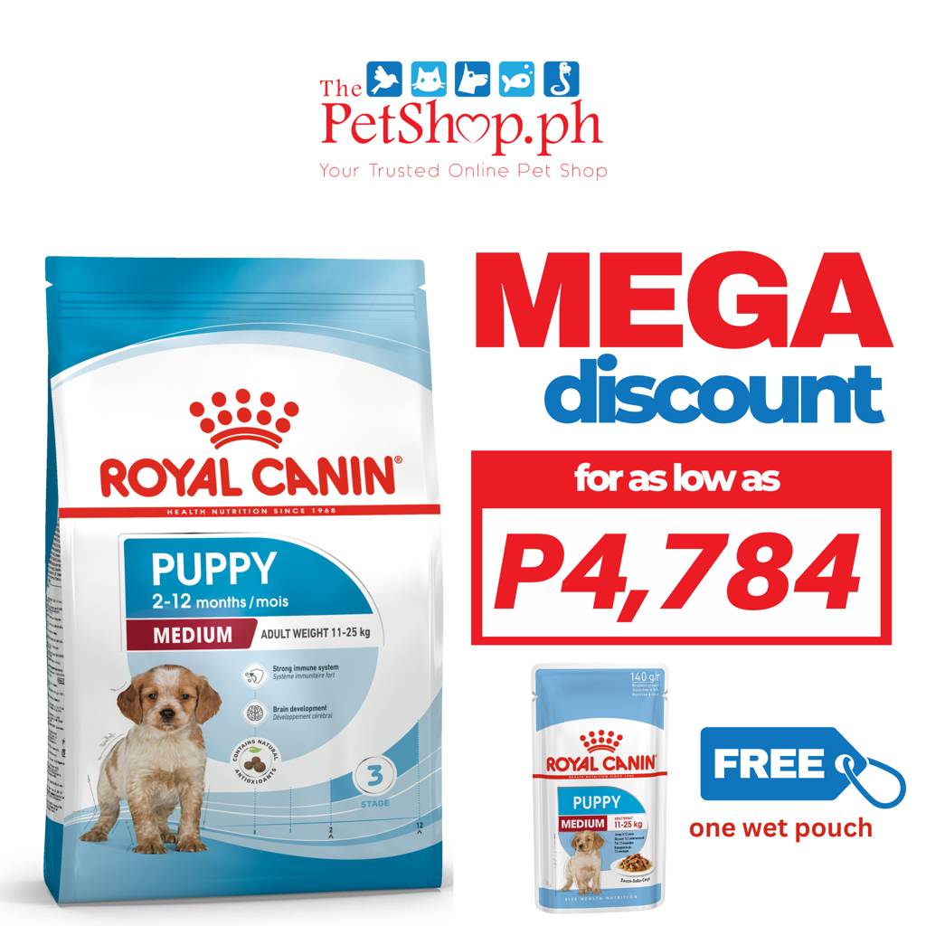 Royal canin shops medium puppy food 15kg