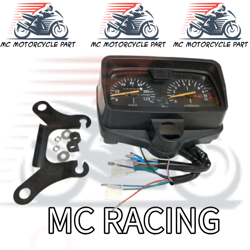 MC RACING SPEEDOMETER GAUGE TMX 125 WITH BRACKET MOTORCYCLE | Shopee ...