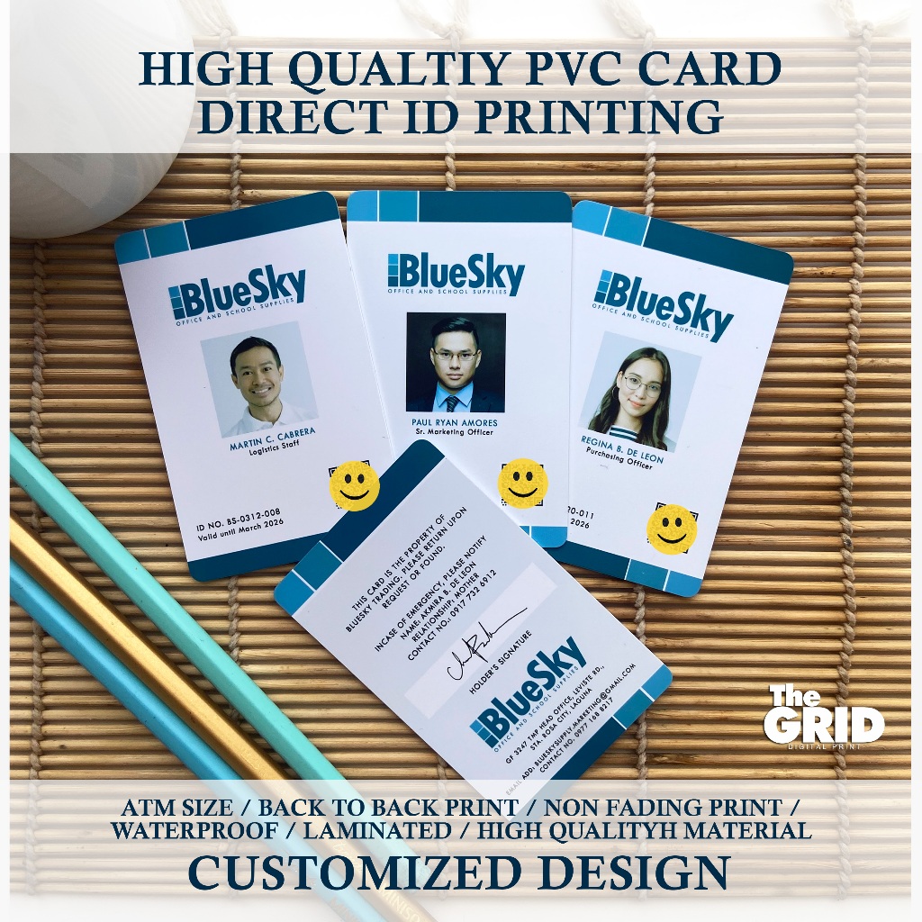 PVC DIRECT ID CARD PRINTING NON FADING HIGH QUALITY CUSTOMIZED