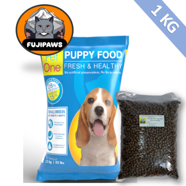 Pet One Puppy Food For All Breeds Repacked 1kg | Shopee Philippines
