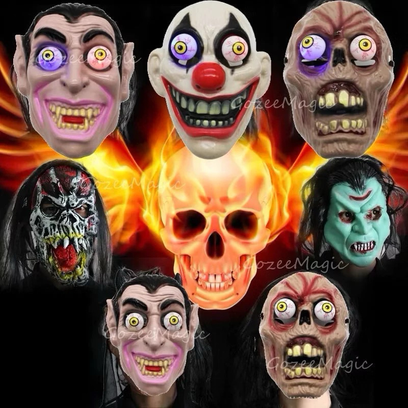Outdoor Cycling Skeleton Ear Protection Half Face Cover Halloween Fangs UQML